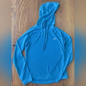 Adidas Climalite Blue Hooded Pullover | Women’s Small